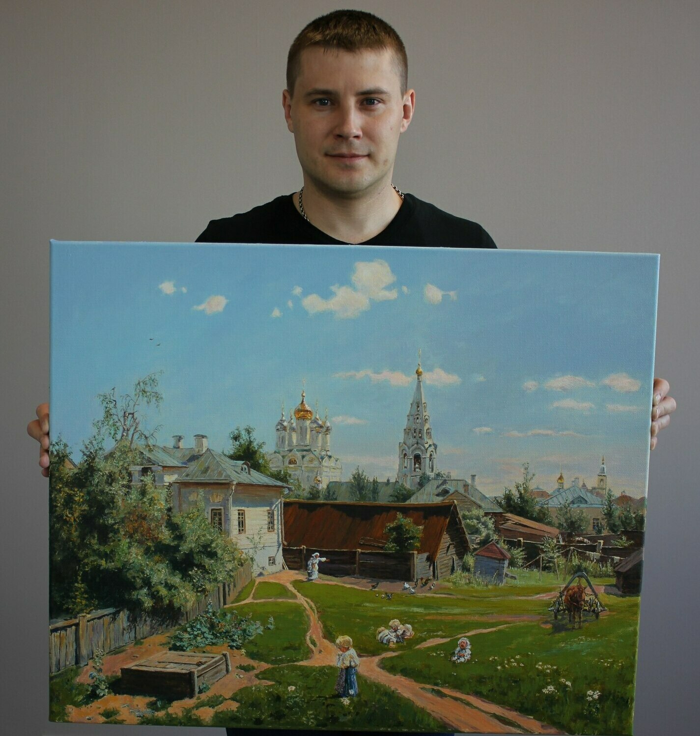 Московский дворик- Василий Поленов