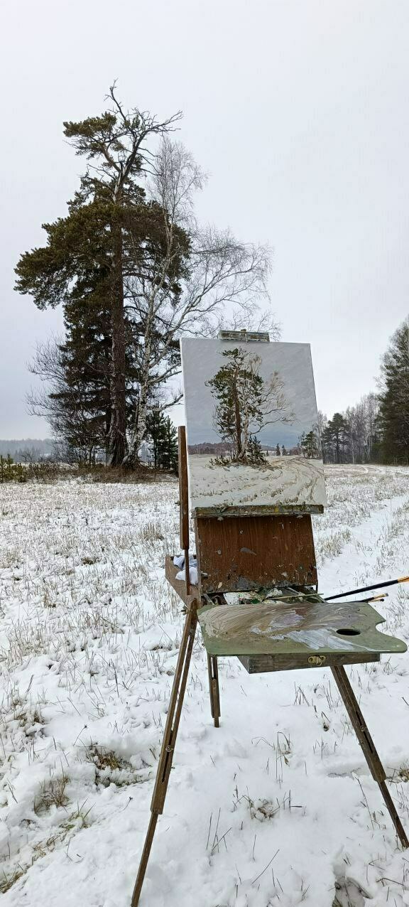 Пленэр с натуры Пейзаж с натуры