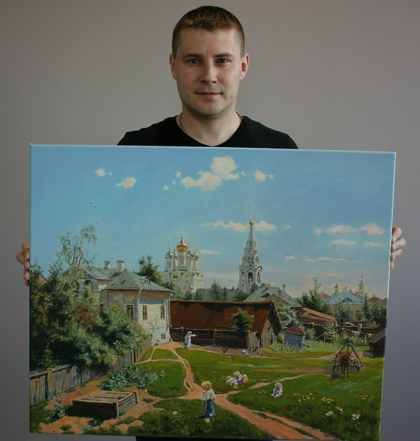 Московский дворик- Василий Поленов