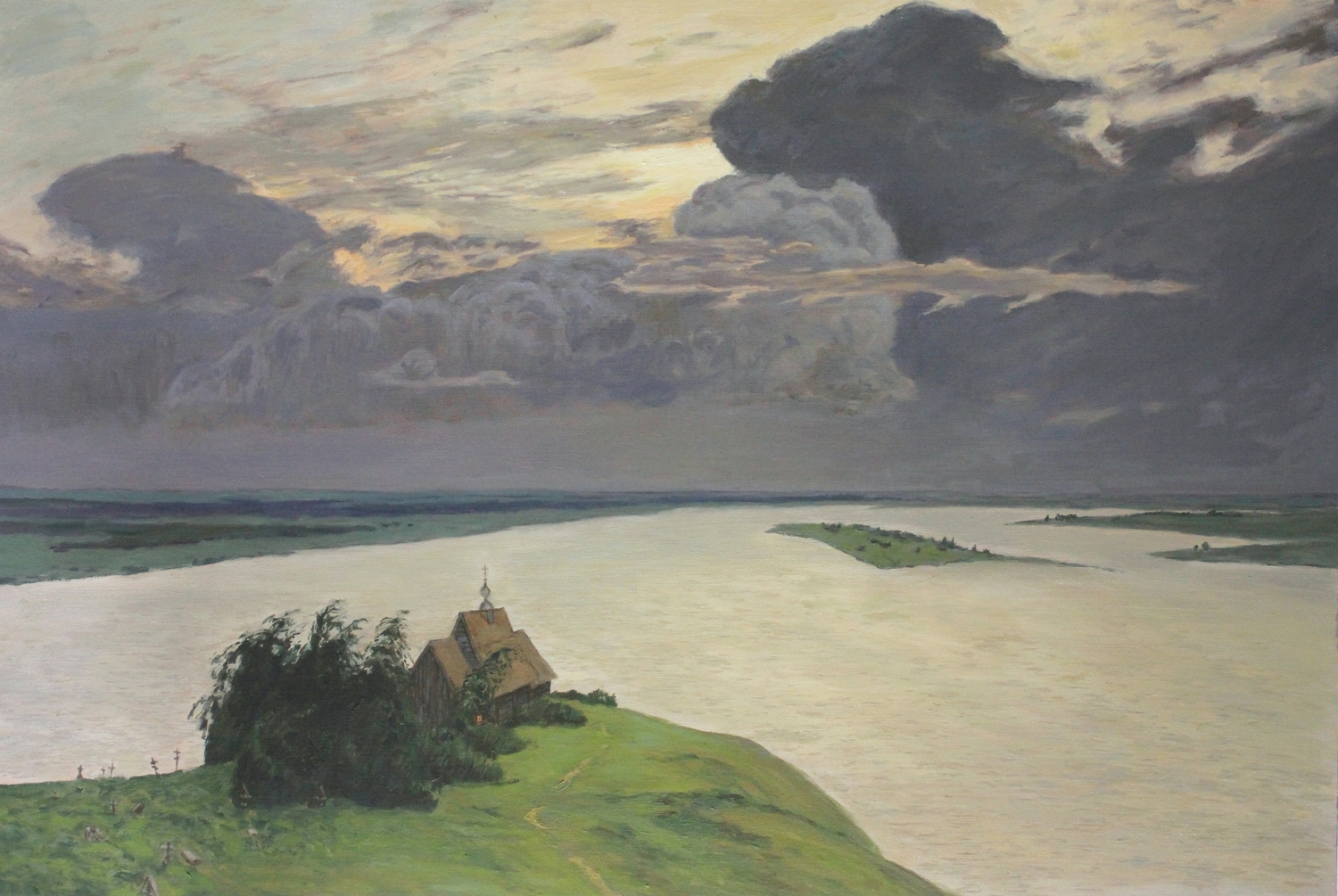 копия великих художников,копии мастеров, Левитан