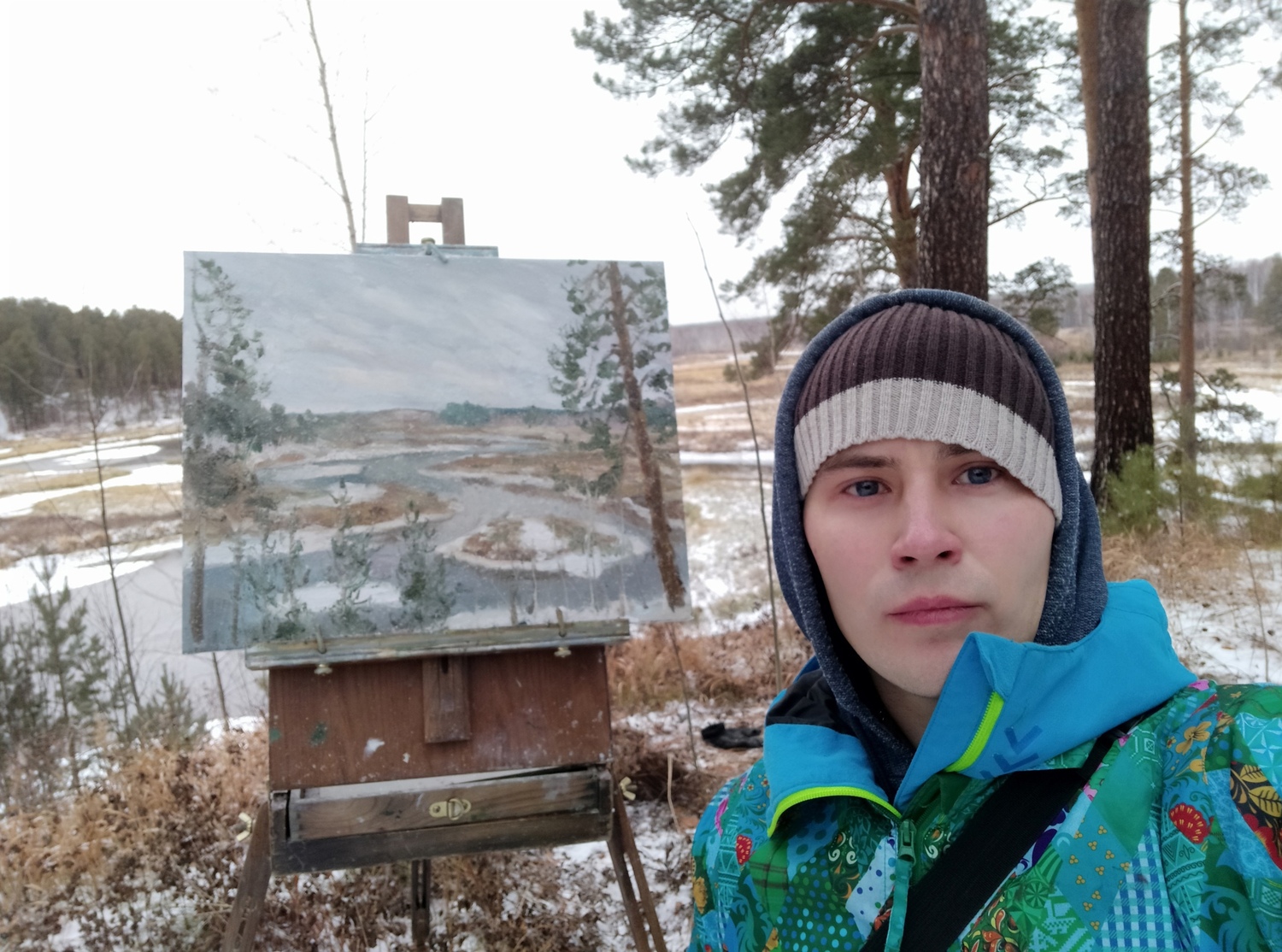 Пейзаж осенний. Река Чусовая рядом с деревней Раскуиха