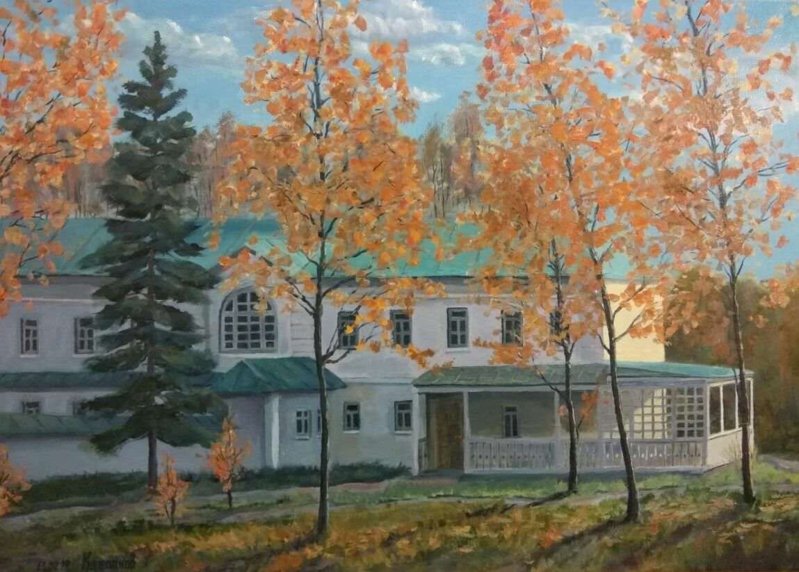 Музей "Ясная Поляна" Тульская область на берегу реки Ясно