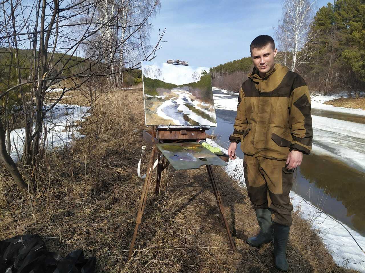 Пленэр река Чусовая